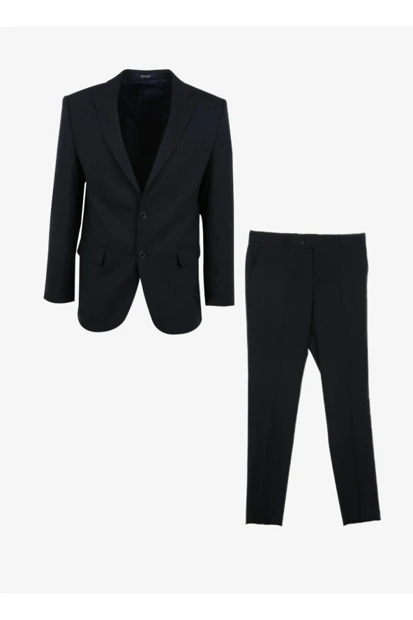 Normal Bel Regular Fit Lacivert Erkek Takım Elbise Tk1000400379 ürün görseli 1
