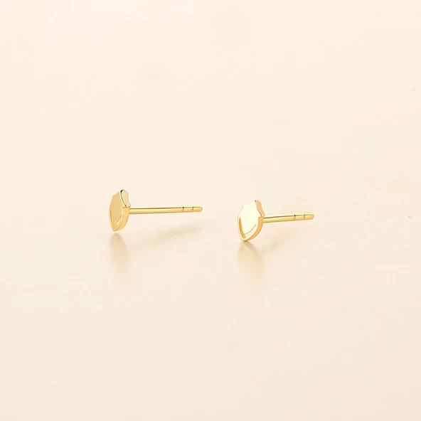 14 Ayar Altın Minik Küpe 0,49 gr - Resim 2