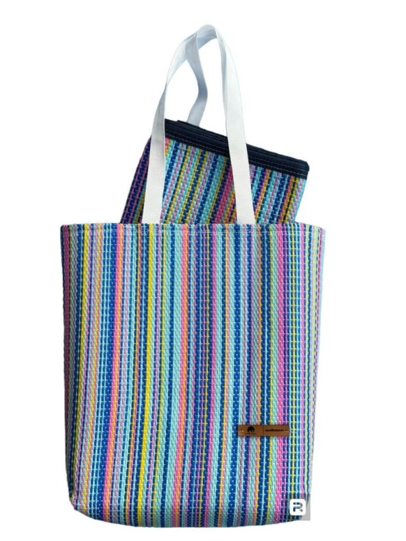 CRAFT HOME COLORFUL PLAJ ÇANTASI - Resim 5
