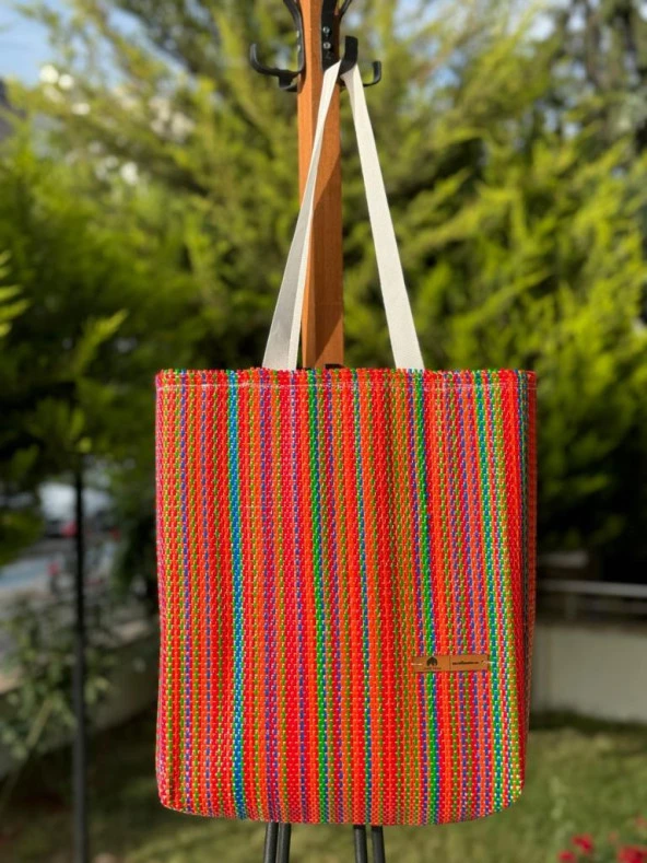CRAFT HOME COLORFUL PLAJ ÇANTASI - Resim 10