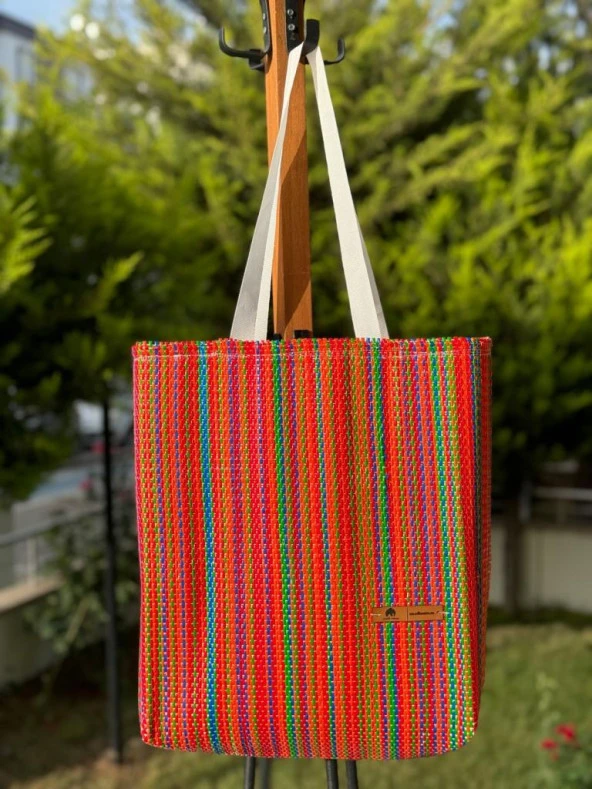 CRAFT HOME COLORFUL PLAJ ÇANTASI - Resim 12
