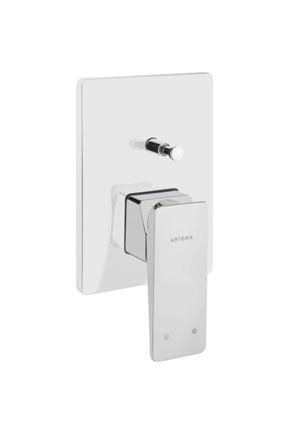 Brava A42395 Ankastre Banyo Bataryası Sıva Üstü Krom ürün görseli 1