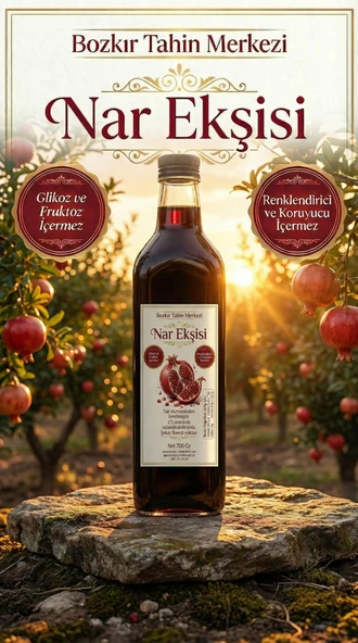 Bozkır Tahin Merkezi Nar Ekşisi (Katkısız) 700 gr ürün görseli 1