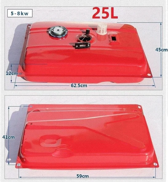 Benzinli Jenerator Yakıt Deposu 25 Lt - Resim 2