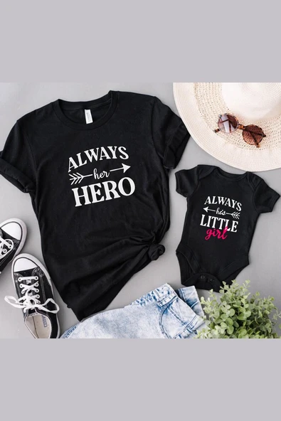 Always Hero Girl Baba Kız (TEK ÜRÜN FİYATIDIR KOMBİN YAPMAK İÇİN EN AZ 2 ADET SEPETE EKLEYİNİZ) ürün görseli 1