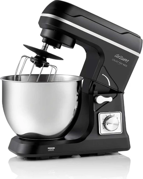 Arzum Ar1143-s Crust Mix Neo 1400 W 5 Lt Stand Mikser Siyah ürün görseli 1