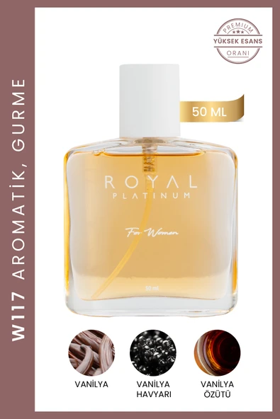 Royal Platinum W117 Kadın Parfüm Gurme Vanilya Yoğun ürün görseli 1