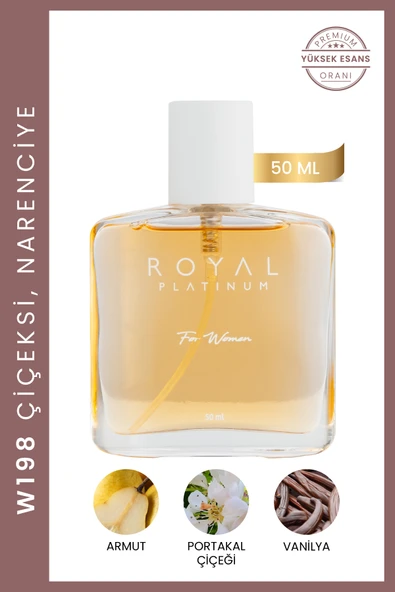 Royal Platinum W198 Kadın Parfüm Çiçeksi Vanilya ürün görseli 1