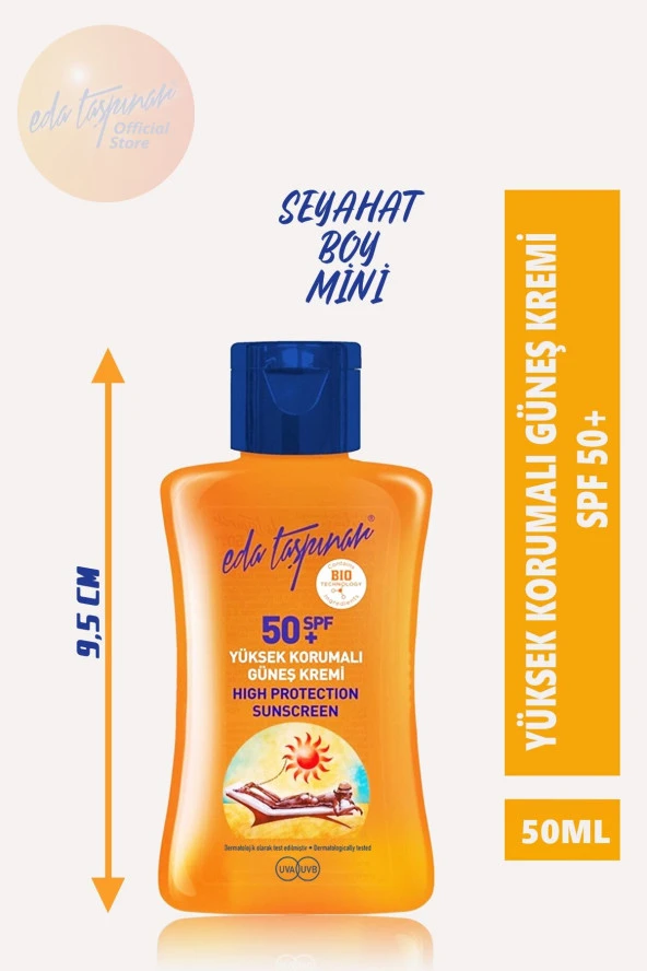 Eda Taşpınar Seyahat Boy Set  Mini 50 ml  Yüksek Korumalı Güneş Kremi Spf50+ ürün görseli 1