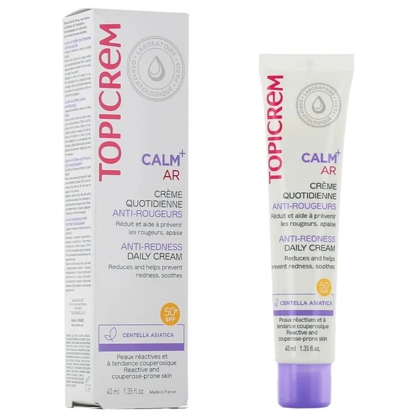 Topicrem Calm+ AR Anti-Redness 50 Faktör Kızarıklık Karşıtı Krem 40 ml ürün görseli 1