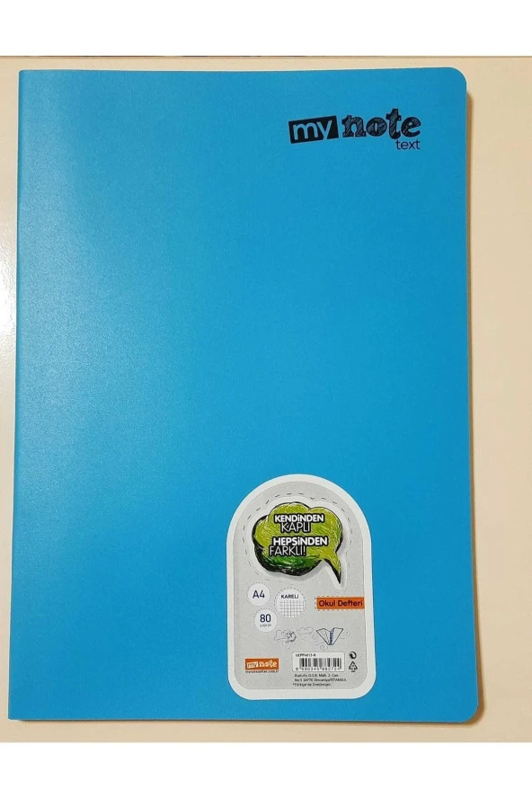 Text A4 Defter ürün görseli 1