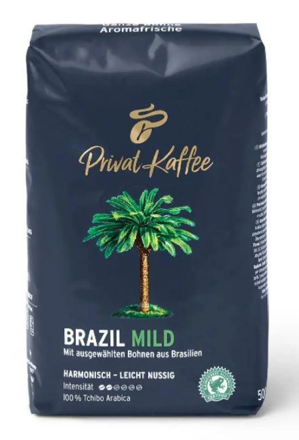 Tchibo Privat Brazil Mild Çekirdek Kahve 500 GR ürün görseli 1