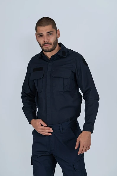 GÖMLEK ASAYİŞ UZUN KOL - 427 - Resim 2