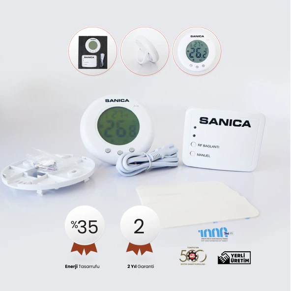 Sanica X15 Oda Termostatı - Resim 3