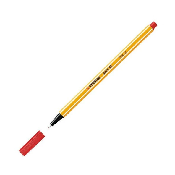 İnce Keçe Uçlu Kalem 0.4 Mm - Kırmızı ürün görseli 1