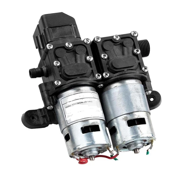 Çift Motorlu İlaçlama Diyafram Pompa 12 V - Resim 2