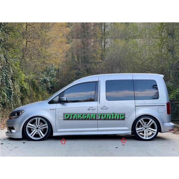 vw caddy aero marşpiyel takımı - (2004-2019) plastik ürün görseli 1