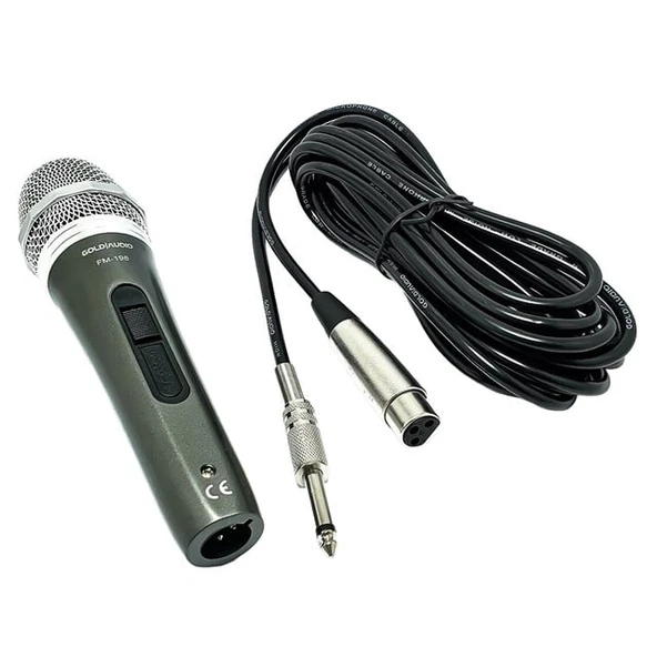 Gold Audio FM-198 Kablolu El Mikrofonu - Resim 5