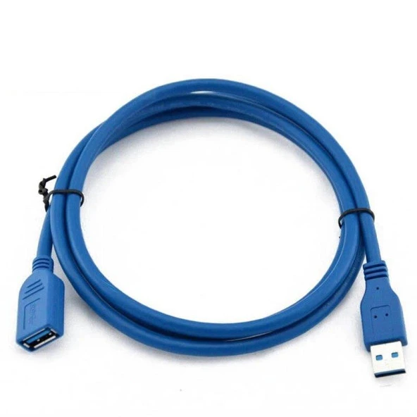 USB 3.0 HDD Harddisk Bilgisayar Uzatma Kablosu 1.5 Metre Mavi 4288 ürün görseli 1