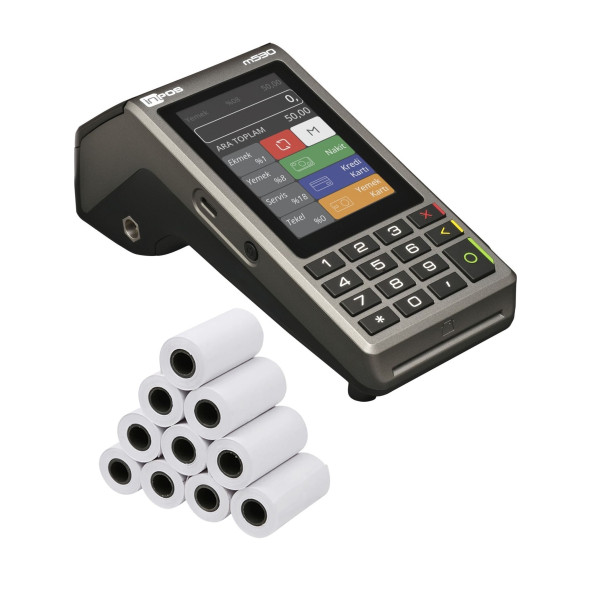 inpos m530 4G Bağlantı ve QR Karekod + Temassız Ödeme Özellikli Yeni Nesil Yazar Kasa Pos ürün görseli 1