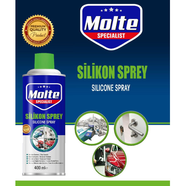 Molte Silikon Yağlama Sprey 400 ML - Resim 2