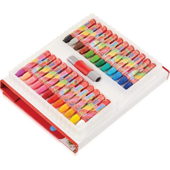 Faber-Castell Çantalı ( KARTON ) Pastel Boya 24'lü - Resim 2