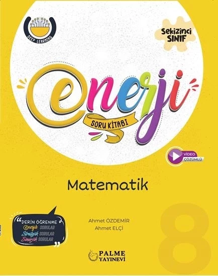 Palme Yayıncılık 8. Sınıf Matematik Enerji Soru Kitabı Yeni ürün görseli 1