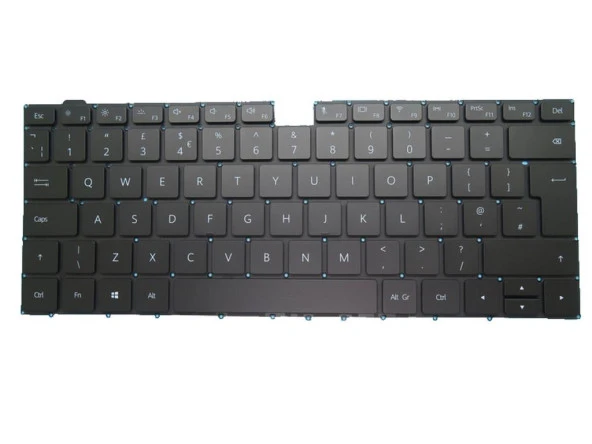 Huawei D15 R5 2020 Notebook Klavyesi - Siyah - TR - Işıklı ürün görseli 1