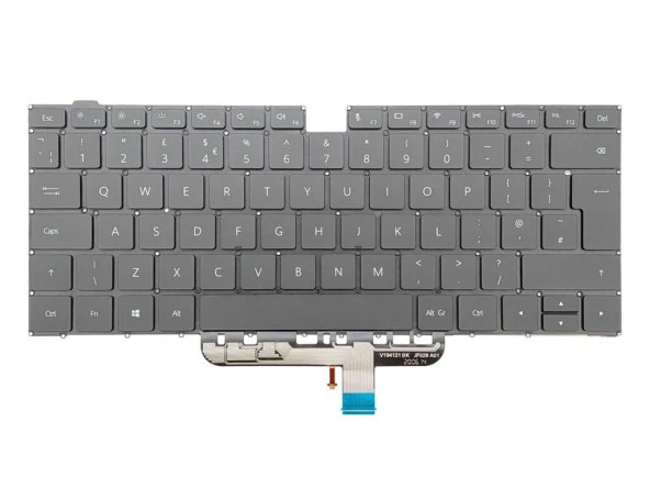 Huawei KLV-W29 Notebook Klavyesi - Siyah - TR - Işıklı - Resim 2