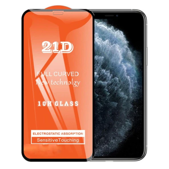 iPhone 11 Pro Ekran Koruyucu 21D Tam Kaplayan Kavisli ürün görseli 1