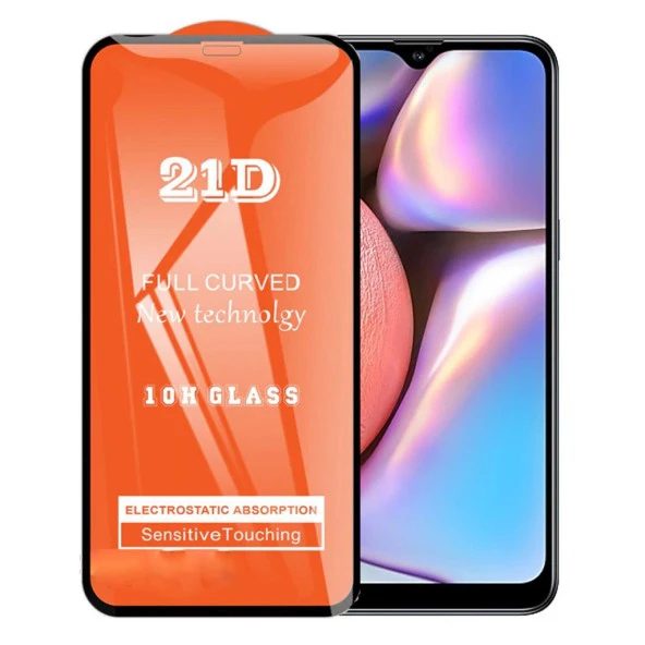 Samsung A10S Ekran Koruyucu 21D Tam Kaplayan Kavisli ürün görseli 1