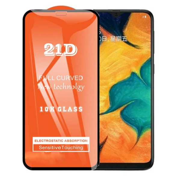 Samsung A40S Ekran Koruyucu 21D Tam Kaplayan Kavisli ürün görseli 1