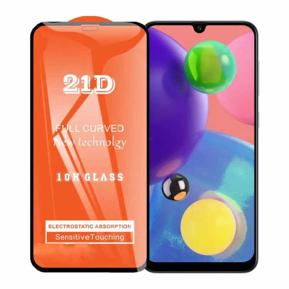 Samsung A70S Ekran Koruyucu 21D Tam Kaplayan Kavisli ürün görseli 1