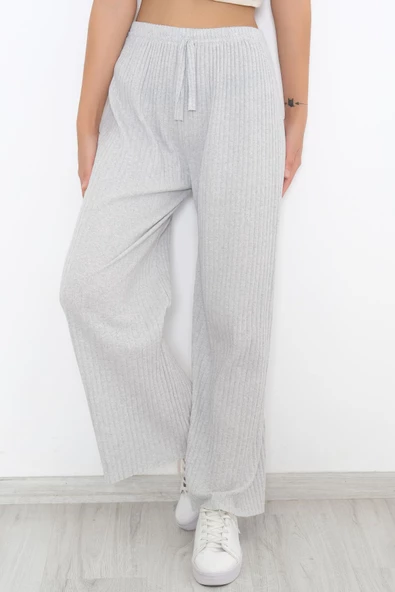 Fitilli Pantolon Açıkgri - 8337.1567. - Resim 2