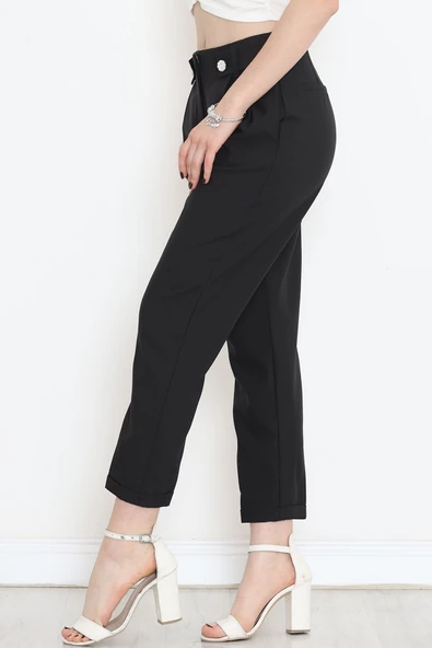 Duble Paça Pantolon Siyah - 20872.683. - Resim 5