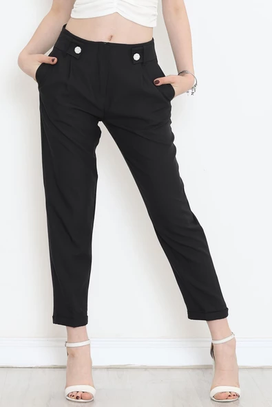 Duble Paça Pantolon Siyah - 20872.683. ürün görseli 1