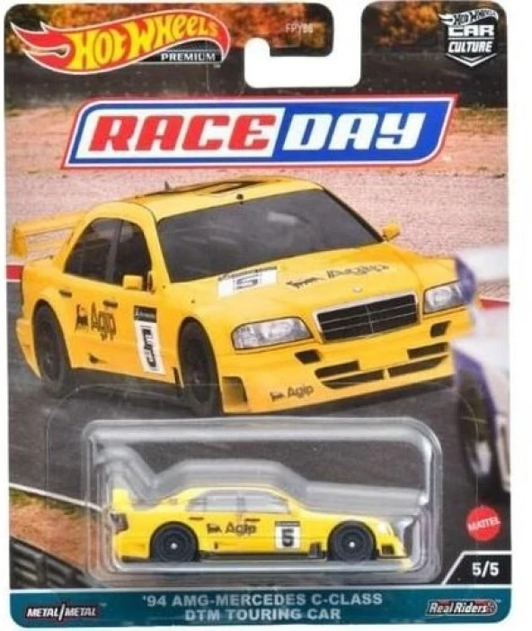Hot Wheels Premium Car Culture Race Day 94 AMG-Mercedes C-Class DTM Touring Car FPY86 HKC62 ürün görseli 1