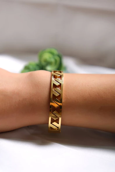 Çelik Bileklik Gold12 - 17298.1804. - Resim 2