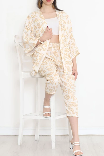 Kimono Takım Bej - 152342.701. - Resim 2