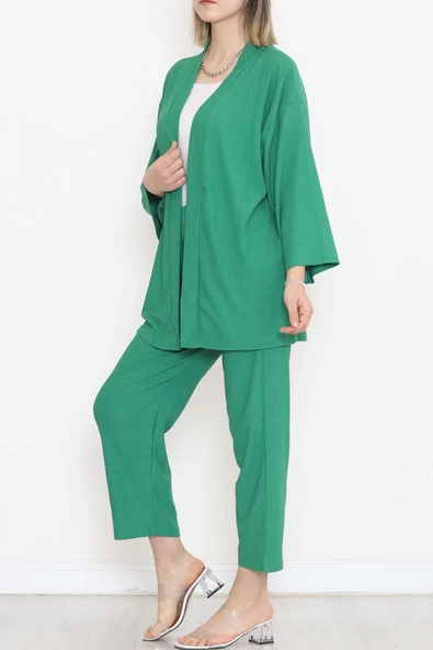 Kimono Takım Yeşil - 12176.1254. - Resim 2
