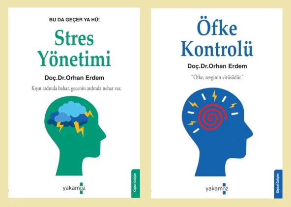 Doç Dr. Orhan Erdem Stres Kontrolü + Öfke Kontrolü (2 Kitap) ürün görseli 1