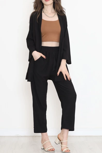 Kimono Takım Siyah - 12176.1254. ürün görseli 1