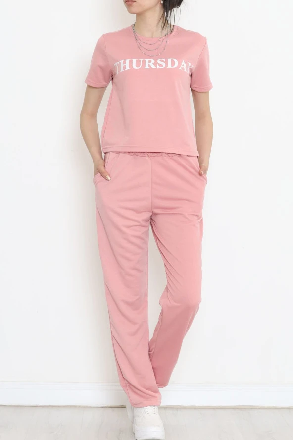 Jogger Eşofman Takımı Gül - 16601.5238. - Resim 3