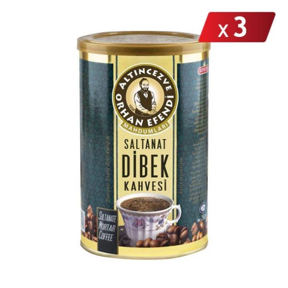 Orhan Efendi Dibek Kahvesi Teneke 500 Gr - 3LÜ PAKET ürün görseli 1