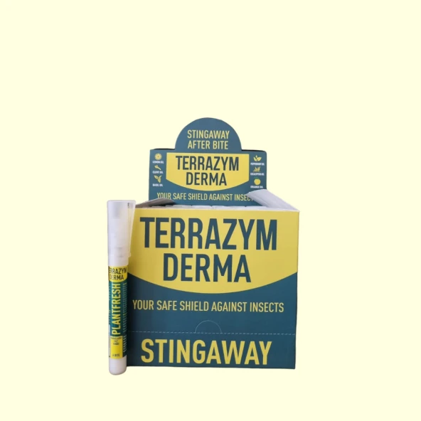 TERRAZYM DERMA PLANTFRESH AFTER BİTE AMONYAK SPREY 8 ML - sinek ısırması , akrep , arı ve böcek sokmalarında etkili ürün görseli 1