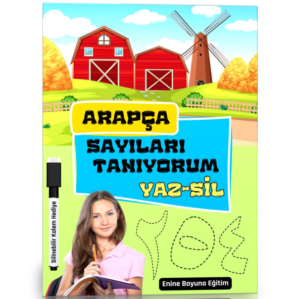 Arapça Sayılar Öğreten YAZ-SİL Kitabı ürün görseli 1