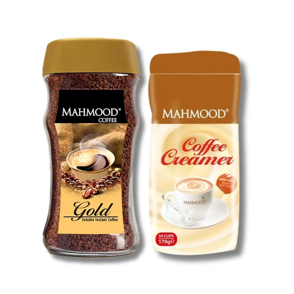 Mahmood Coffee Gold Granül Kahve 100 G ve Mahmood Kahve Kreması Süt Tozu 170 G ürün görseli 1