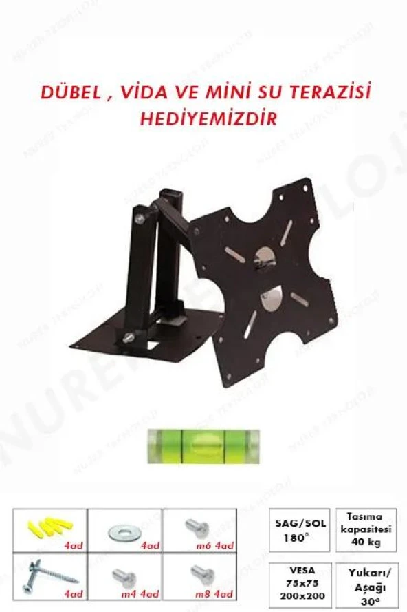 Arçelik 42'' Inç Televizyon Hareketli Duvar Askı Aparatı - Resim 2
