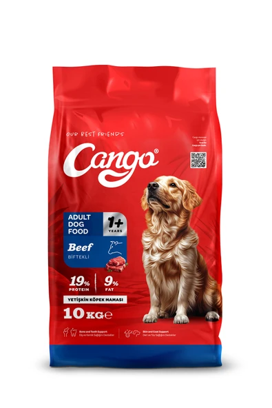 Cango Yetişkin Köpek Maması Etli Biftekli 10Kg ürün görseli 1