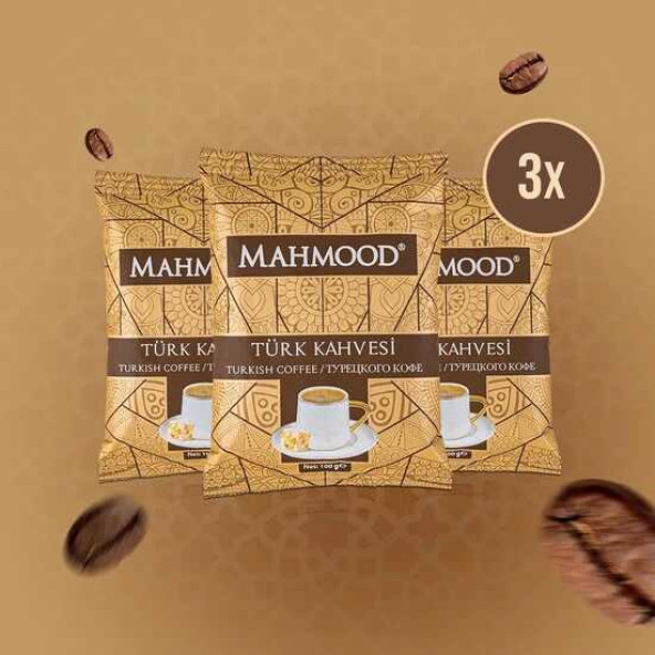 Mahmood Coffee Orta Kavrulmuş Türk Kahvesi 100 gr X 3 Adet ürün görseli 1